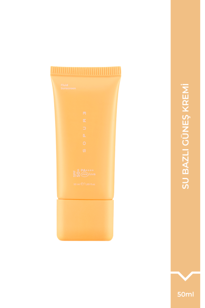 Tüm Cilt Tipleri İçin Su Bazlı Güneş Kremi SPF50+PA++++
