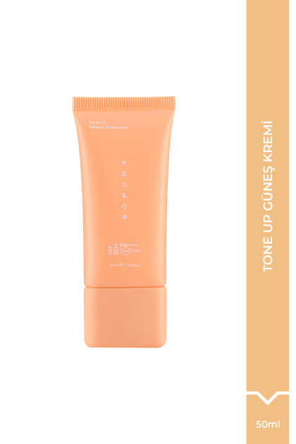 Aydınlatıcı ve Cilt Tonu Eşitleyici Mineral Güneş Kremi (Tone Up Mineral Sunscreen)