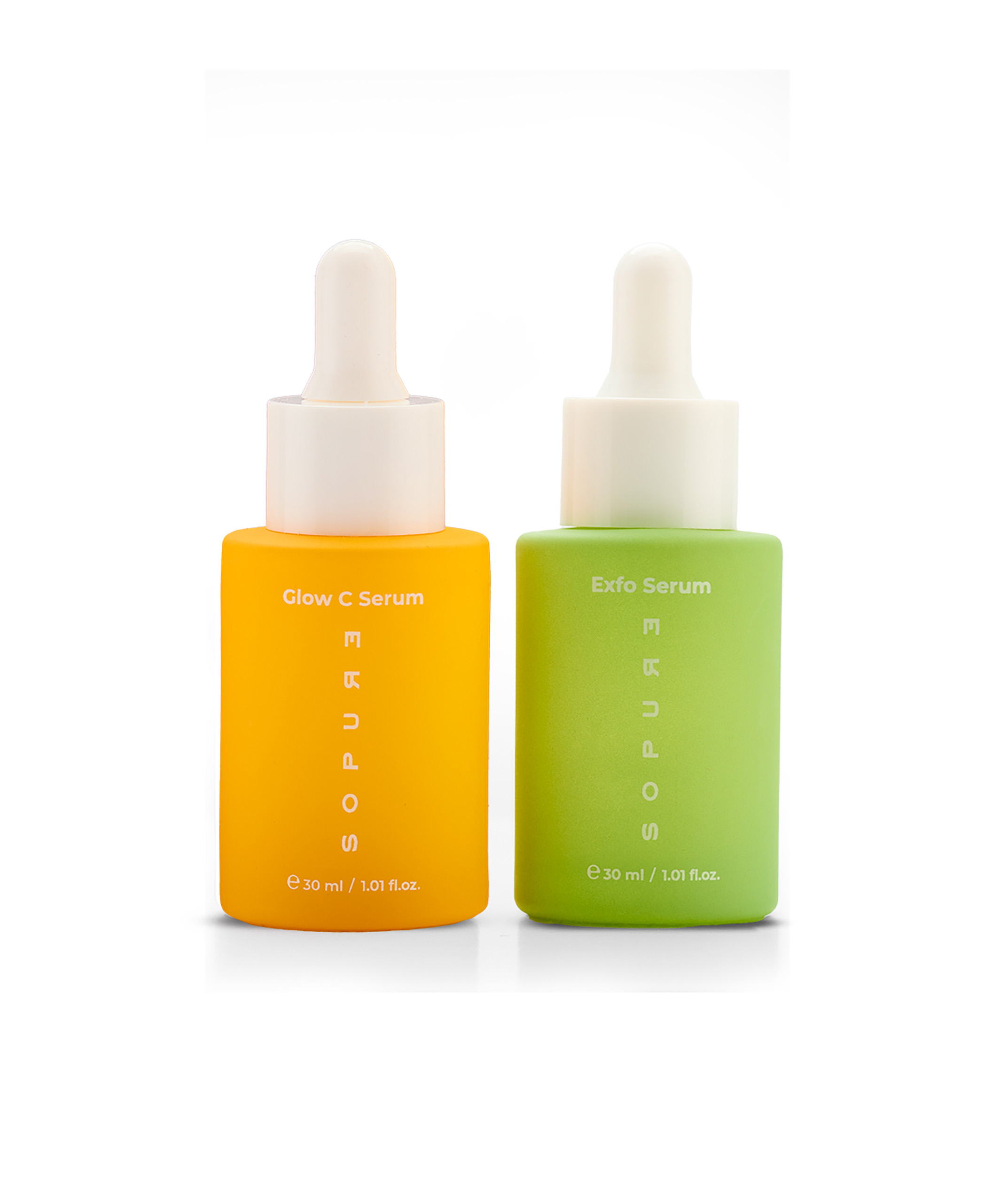 Peeling ve Aydınlatıcı Serum Seti( Exfo Serum+Glow C Serum)