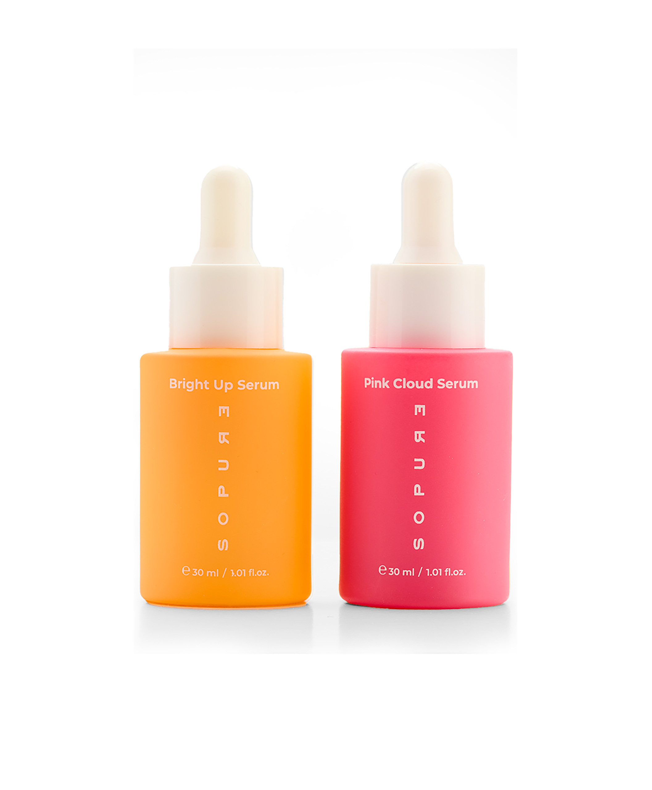 Leke Karşıtı ve Yatıştırıcı Serum Seti (Bright Up Serum+Pink Cloud Serum)