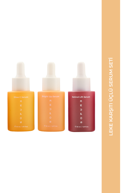 Leke Karşıtı Üçlü Serum Seti